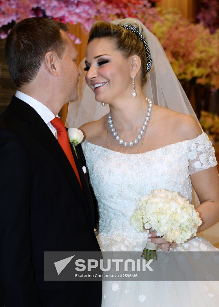 Wedding of opera singer Maria Maxakova