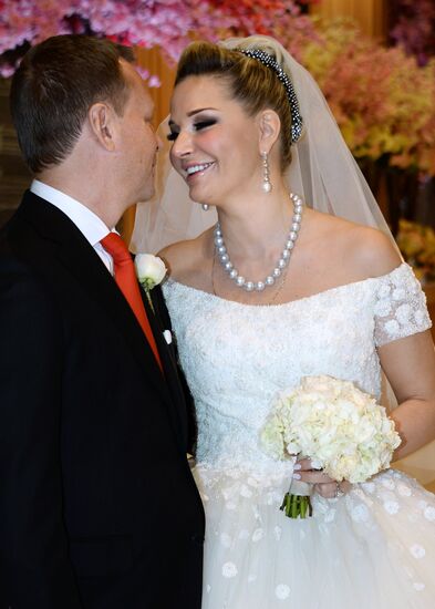 Wedding of opera singer Maria Maxakova