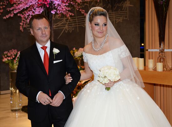 Wedding of opera singer Maria Maxakova