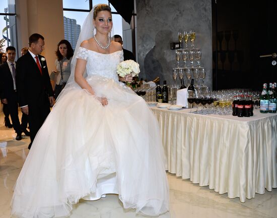 Wedding of opera singer Maria Maxakova