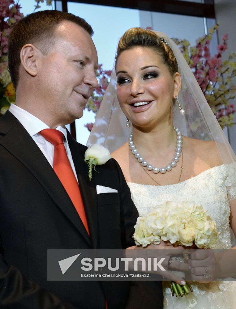 Opera singer Maria Maksakova's wedding