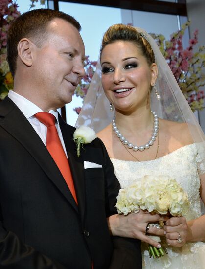 Opera singer Maria Maksakova's wedding