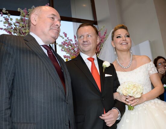 Opera singer Maria Maksakova's wedding