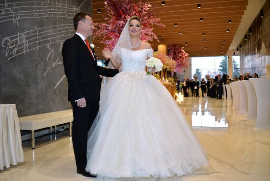 Opera singer Maria Maksakova's wedding