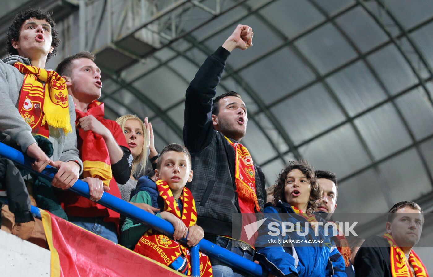 UEFA EURO 2016 qualifier. Montenegro vs. Russia