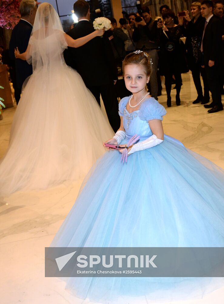 Opera singer Maria Maksakova's wedding