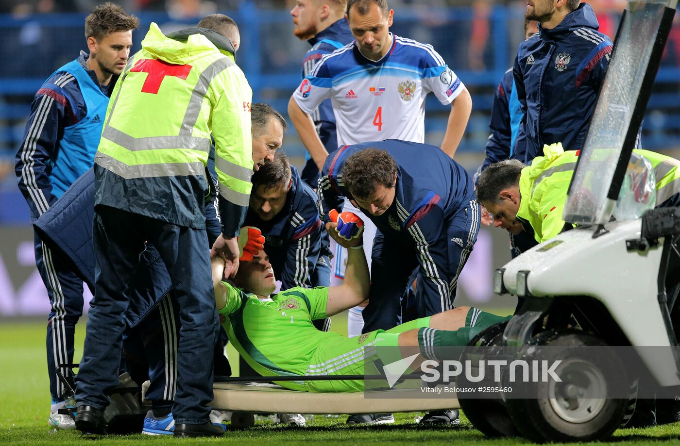UEFA EURO 2016 qualifier. Montenegro vs. Russia
