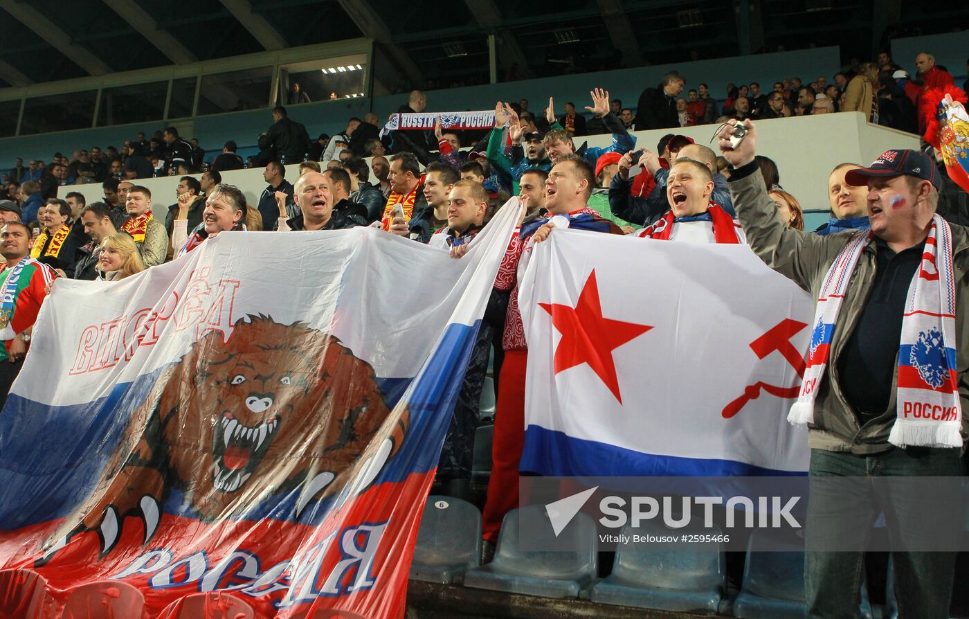 UEFA EURO 2016 qualifier. Montenegro vs. Russia