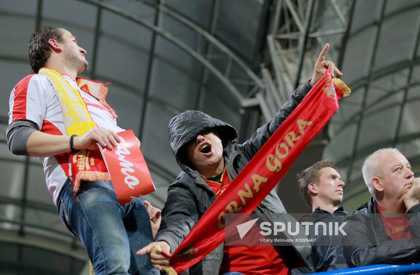 UEFA EURO 2016 qualifier. Montenegro vs. Russia