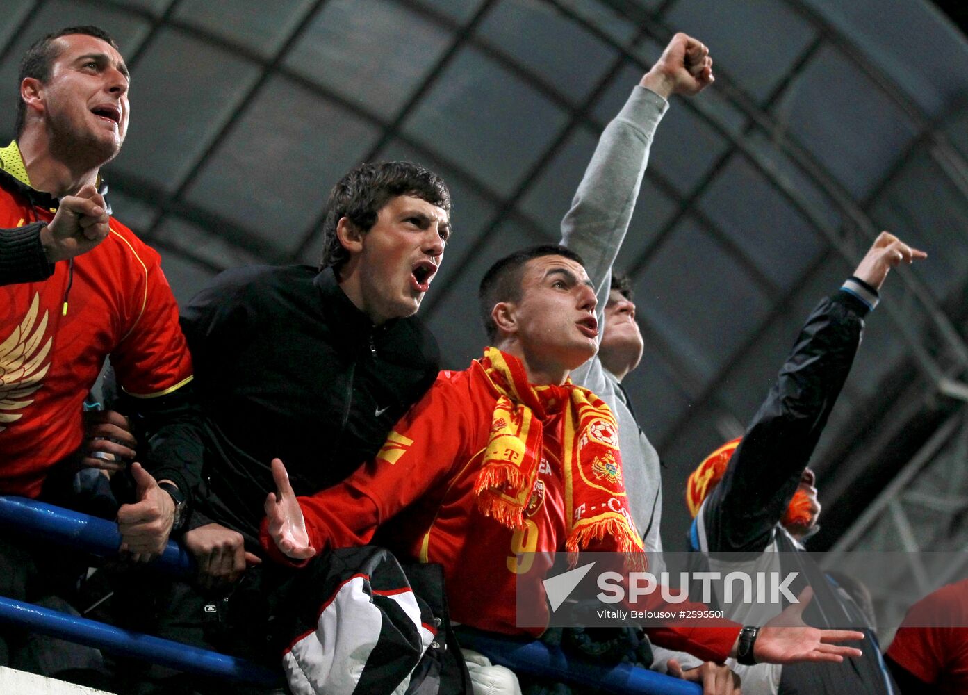 UEFA EURO 2016 qualifier. Montenegro vs. Russia