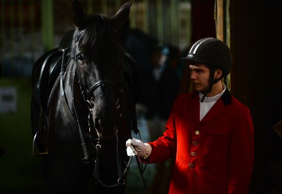 Equestrian training center in Novosibirsk