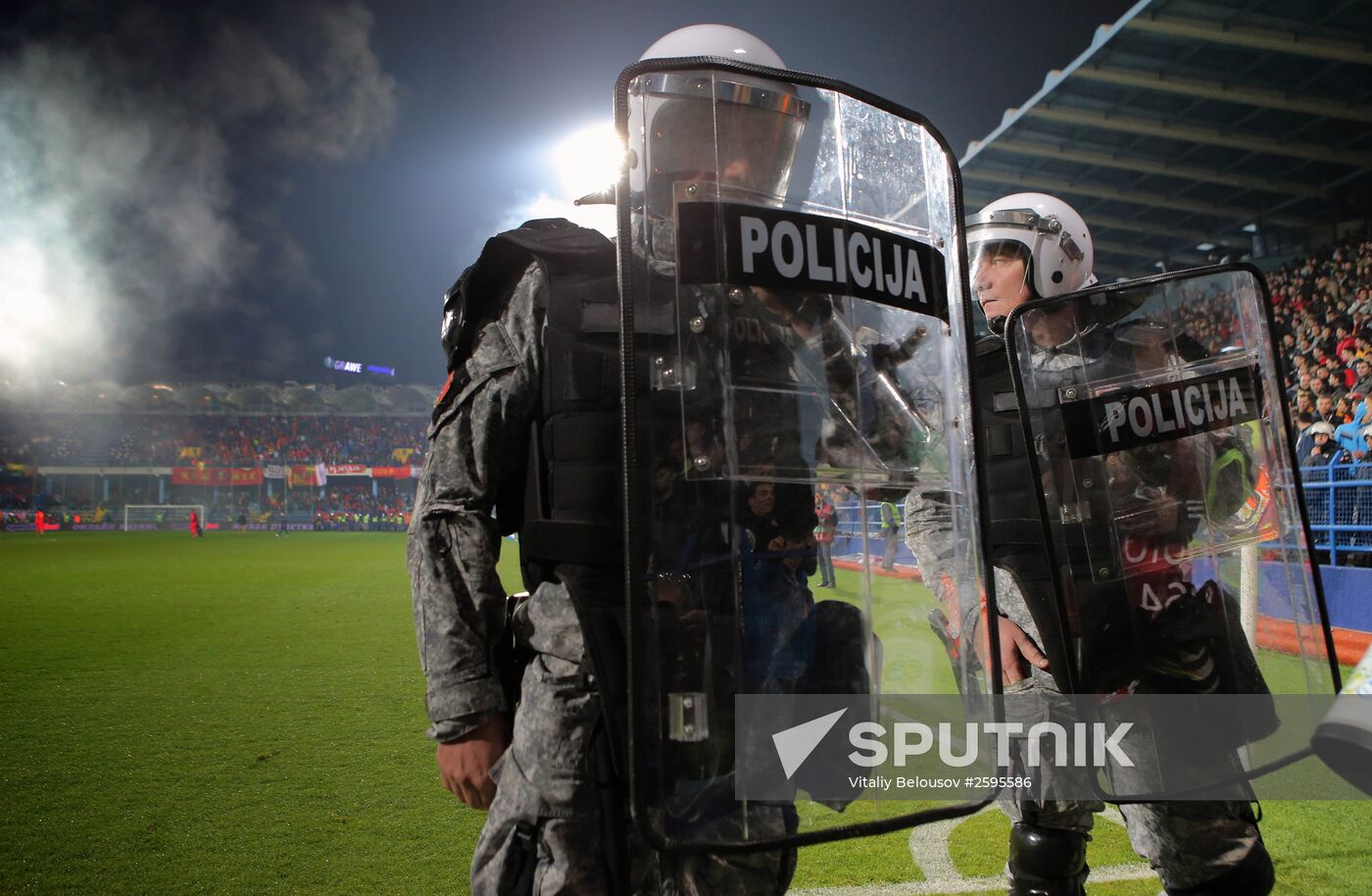 UEFA EURO 2016 qualifier. Montenegro vs. Russia