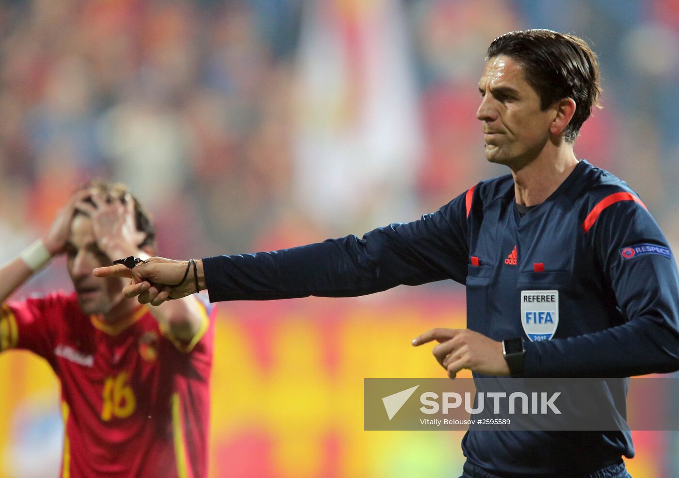 UEFA EURO 2016 qualifier. Montenegro vs. Russia