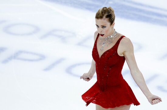World Figure Skating Championships. Women's free skate
