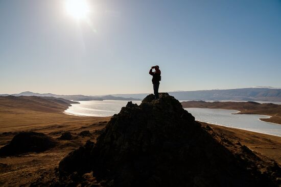 Olkhon Island on the Baikal