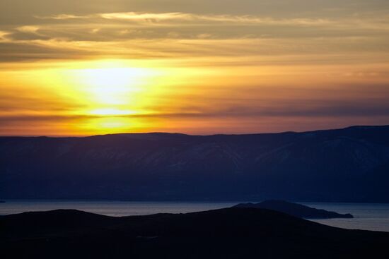 Olkhon Island on the Baikal