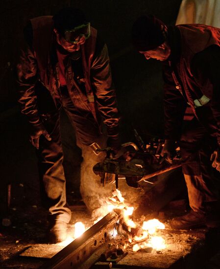 Maintenance works in Moscow Metro's Arbatsko-Pokrovskaya Line