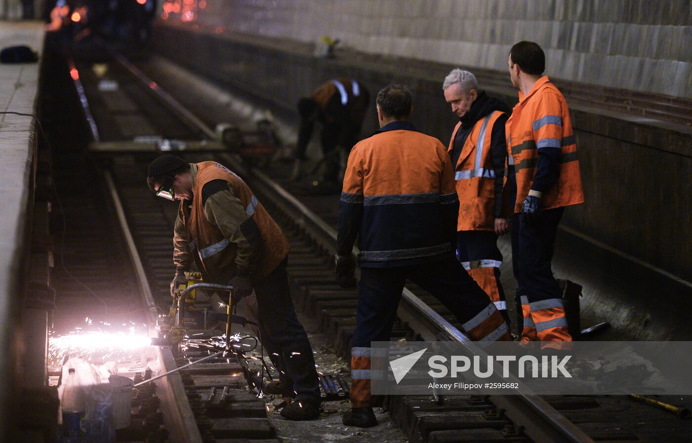 Maintenance works in Moscow Metro's Arbatsko-Pokrovskaya Line