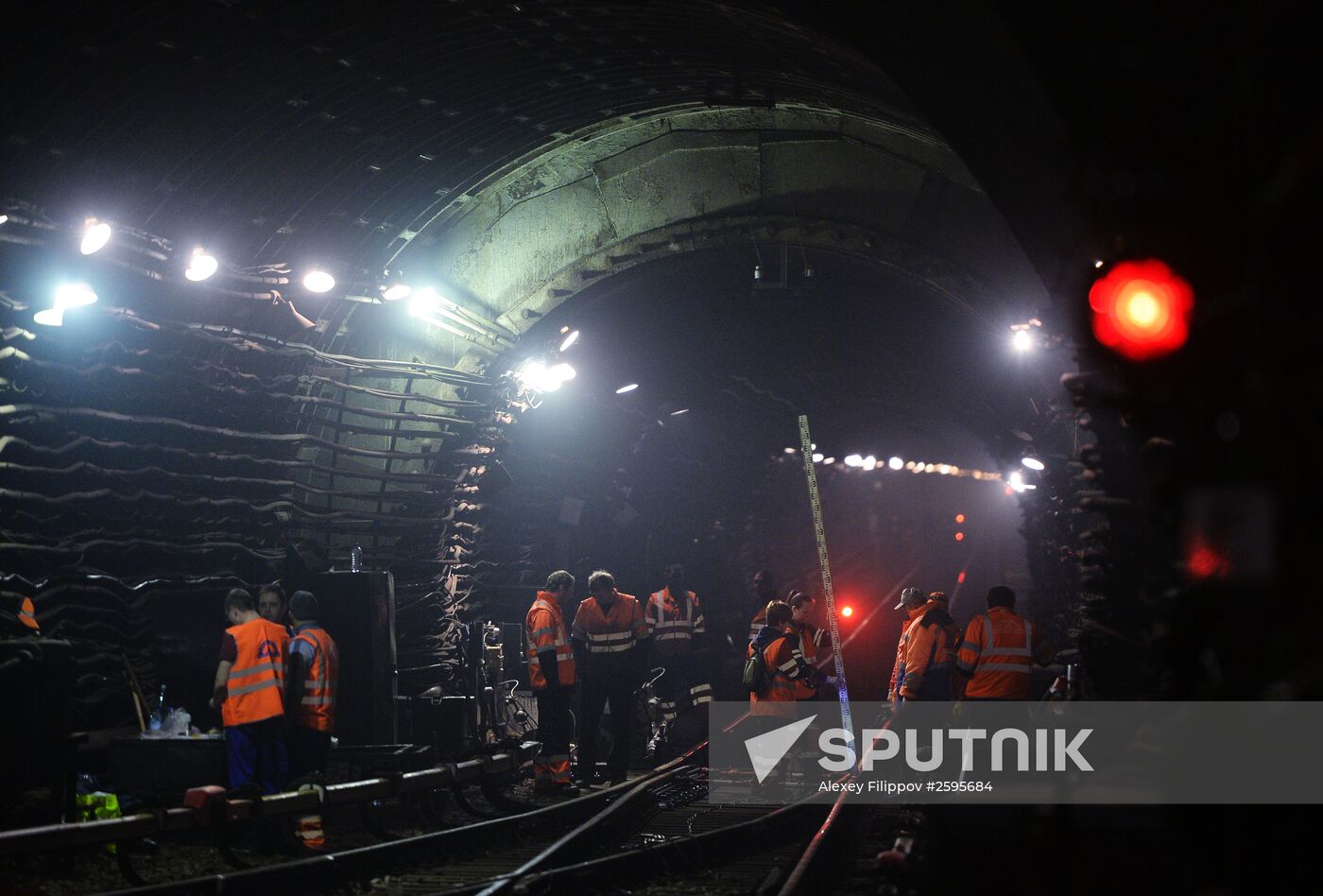 Maintenance works in Moscow Metro's Arbatsko-Pokrovskaya Line
