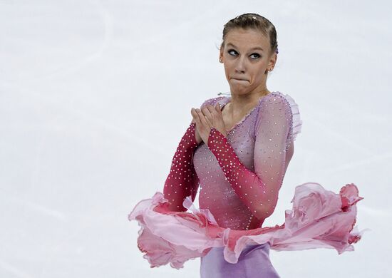 World Figure Skating Championships. Women's free skate