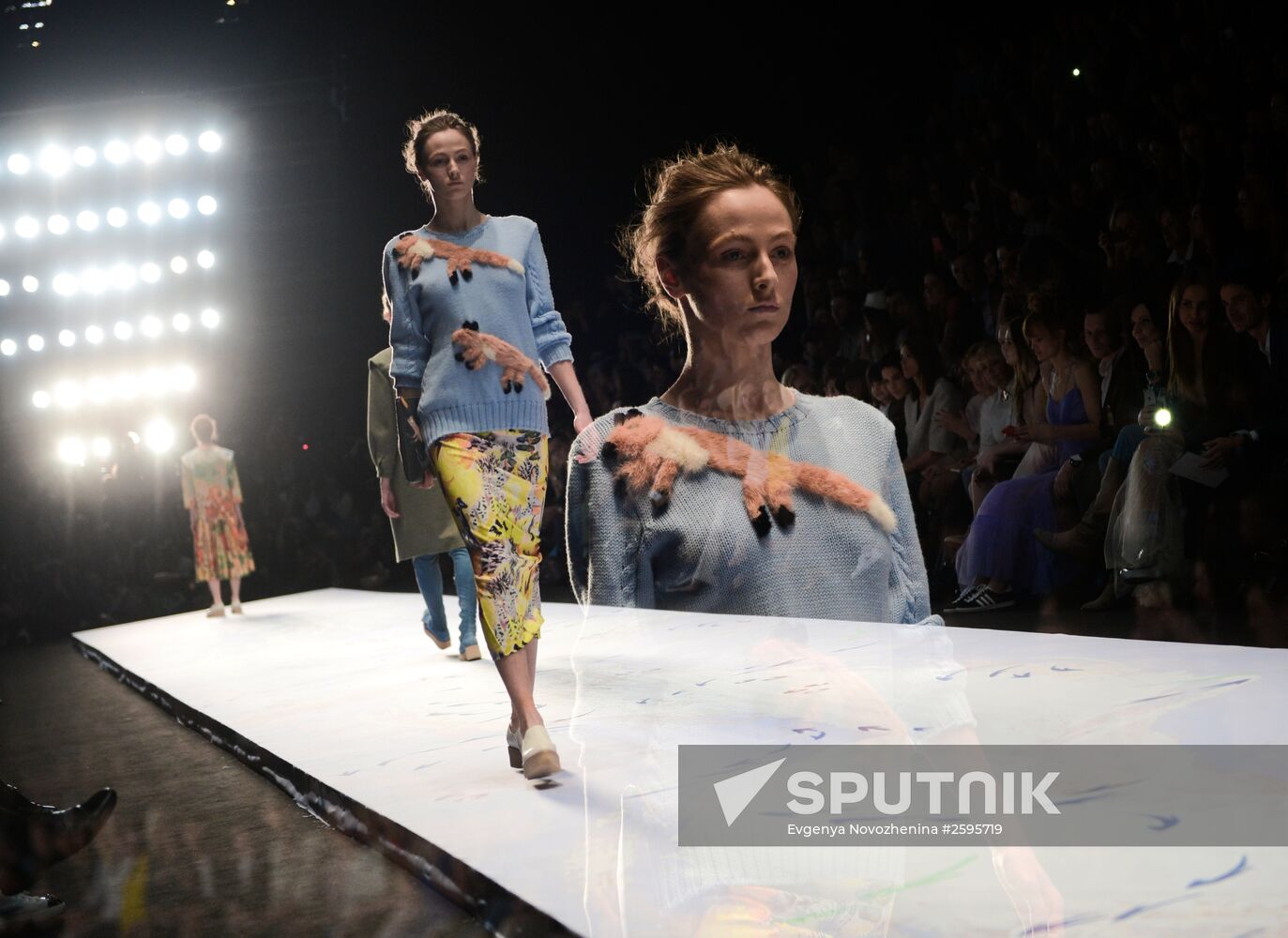 30th anniversary season of Mercedes-Benz Fashion Week Russia. Day Two