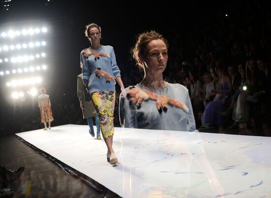 30th anniversary season of Mercedes-Benz Fashion Week Russia. Day Two
