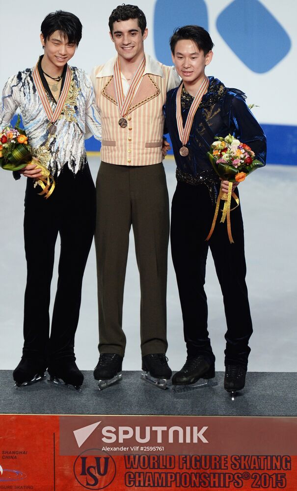 World Figure Skating Championships. Men's free skate