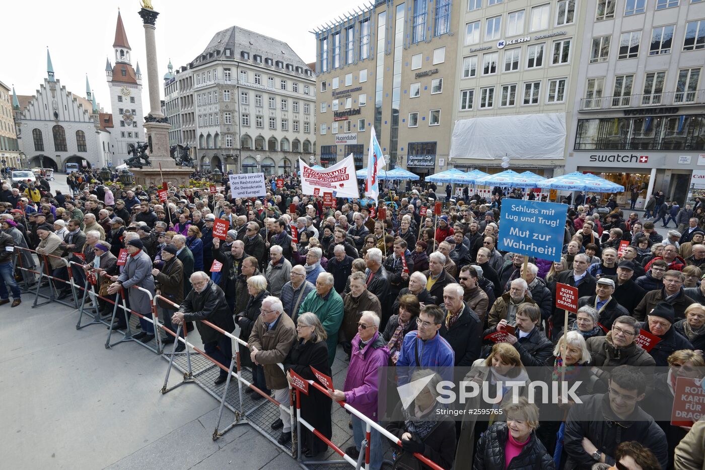 Rally against EU austerity policy