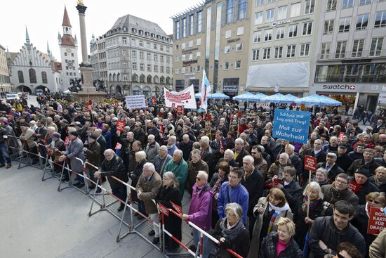 Rally against EU austerity policy