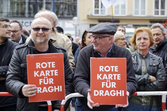 Rally against EU austerity policy