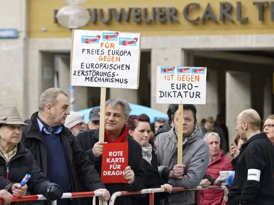 Rally against EU austerity policy
