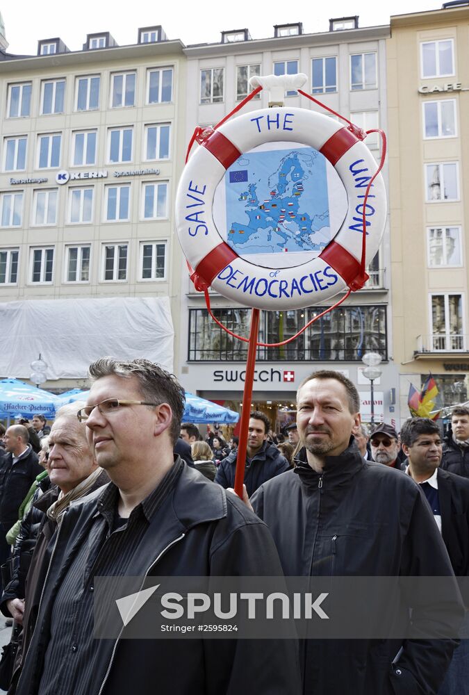 Rally against EU austerity policy