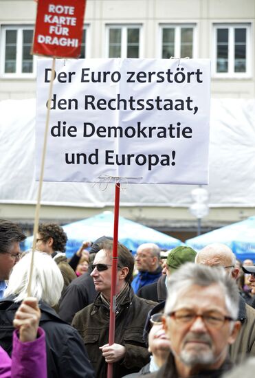 Rally against EU austerity policy