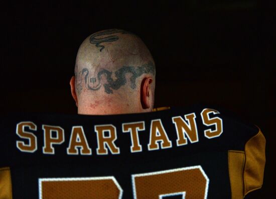 American football. Spartans vs Mighty Ducks