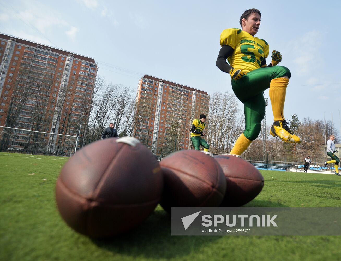 American football. Spartans vs Mighty Ducks