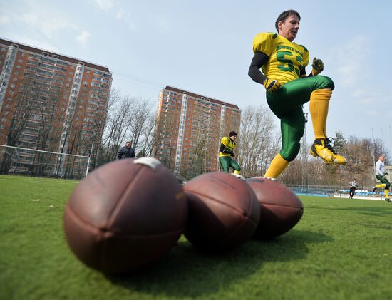 American football. Spartans vs Mighty Ducks