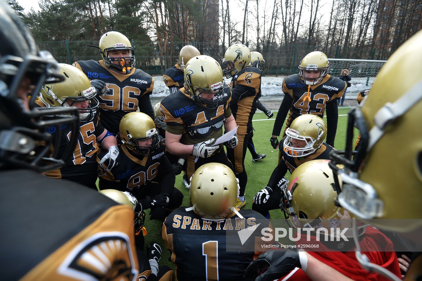 American football. Spartans vs Mighty Ducks