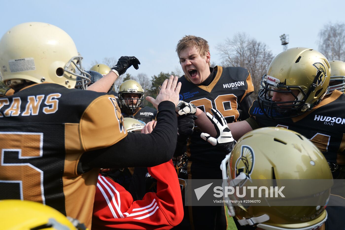 American football. Spartans vs Mighty Ducks