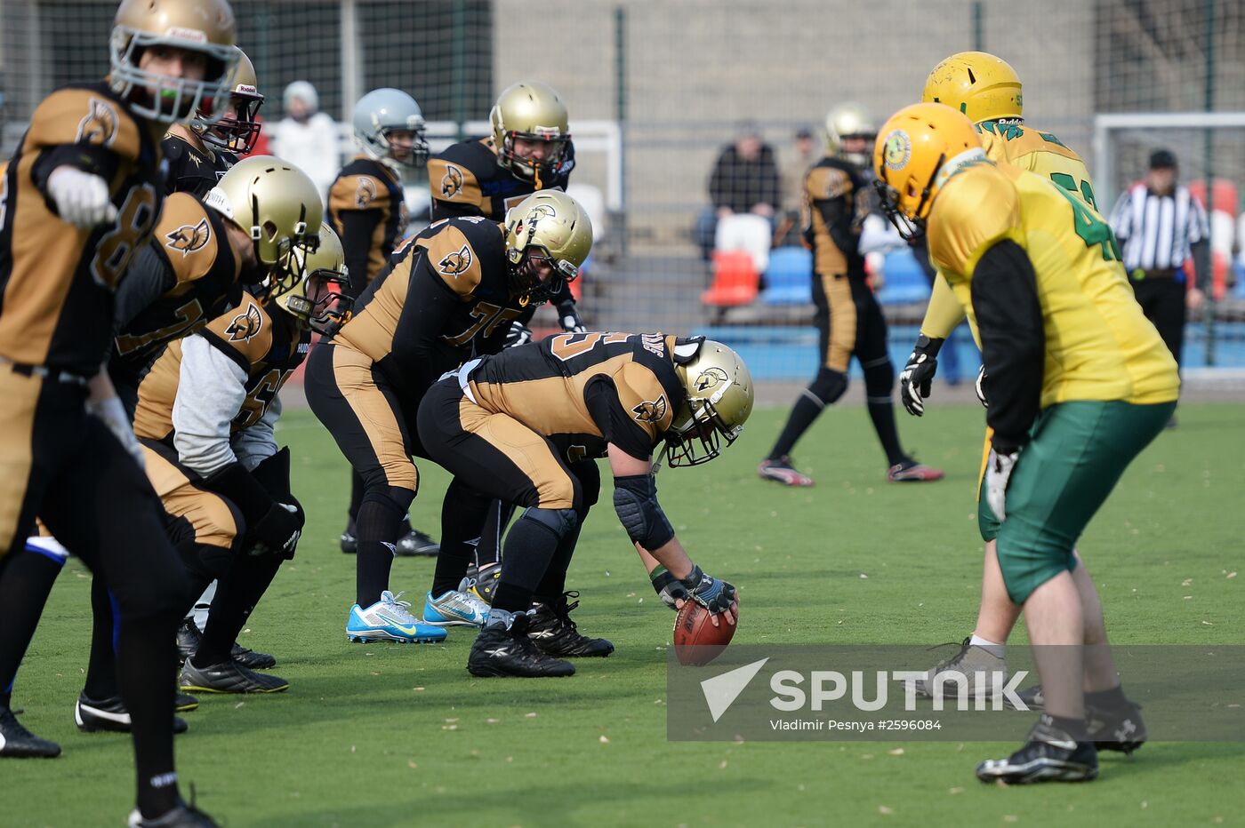 American football. Spartans vs Mighty Ducks