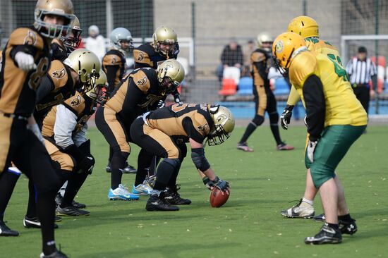 American football. Spartans vs Mighty Ducks