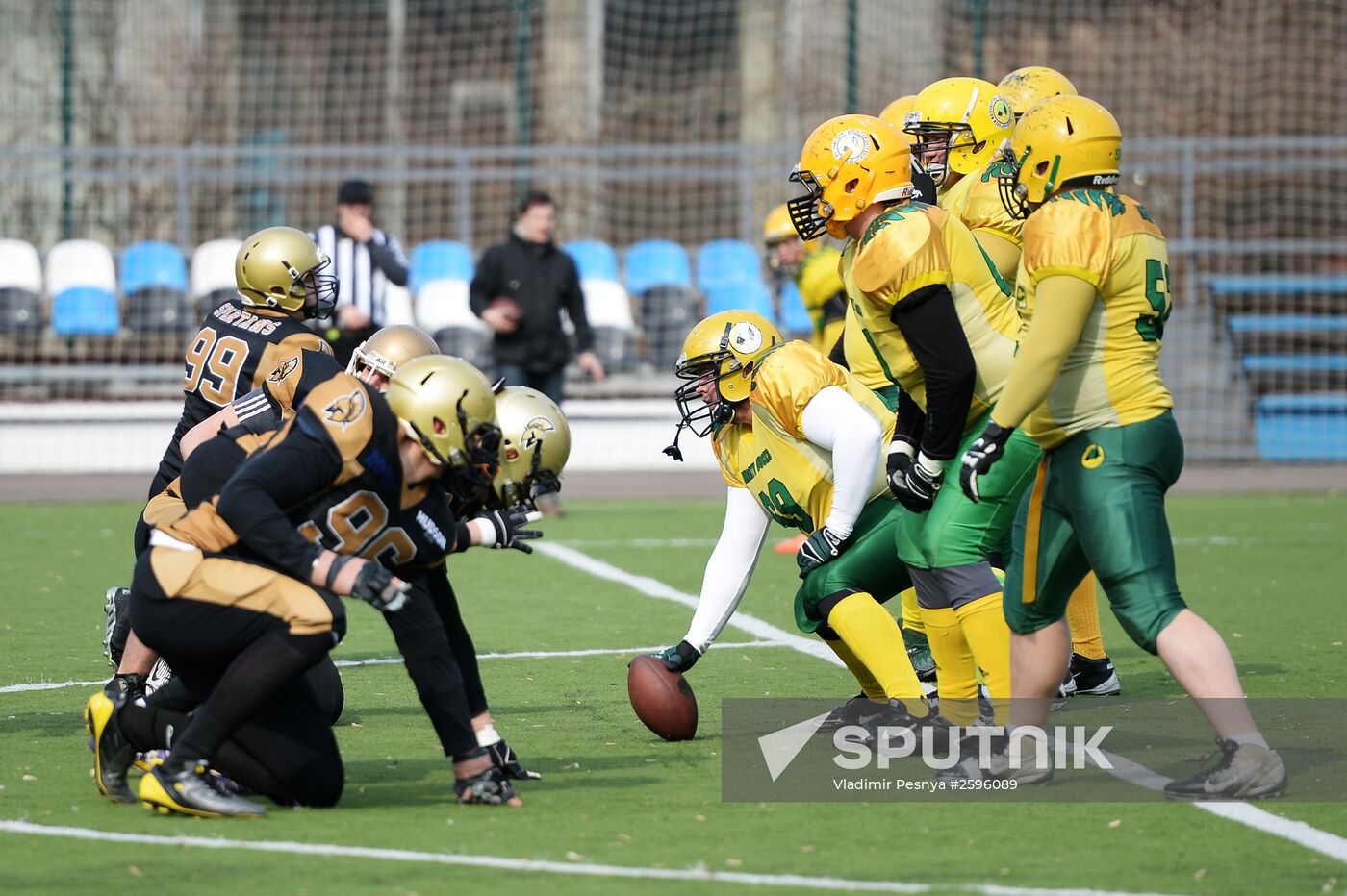 American football. Spartans vs Mighty Ducks