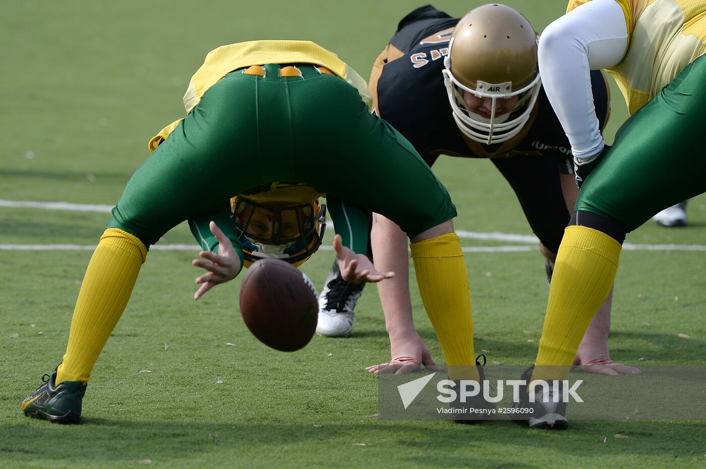 American football. Spartans vs Mighty Ducks