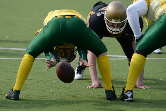 American football. Spartans vs Mighty Ducks