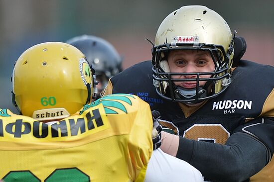 American football. Spartans vs Mighty Ducks