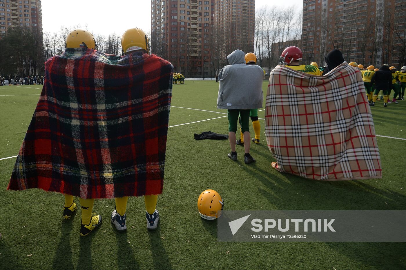 American football. Spartans vs Mighty Ducks