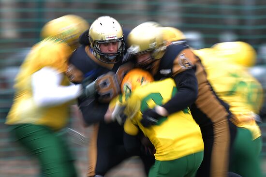 American football. Spartans vs Mighty Ducks