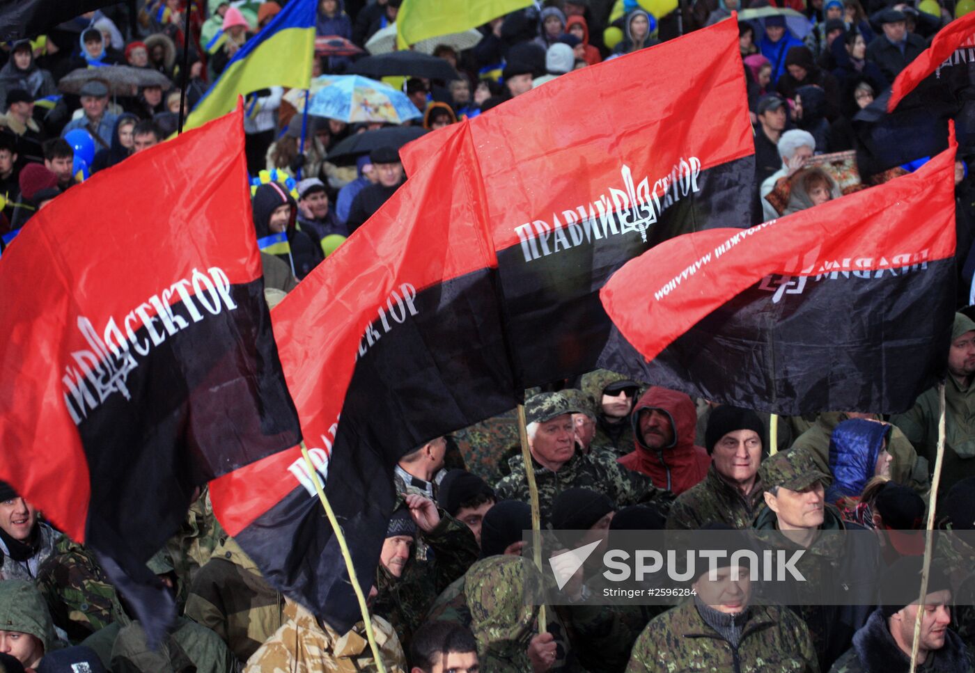 Rally for the united Ukraine in Dnipropetrovsk