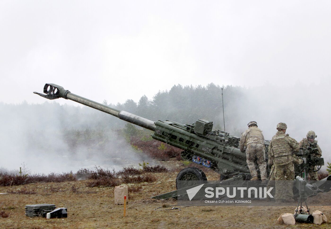 NATO's Operation Summer Shield drill at Adazi military camp in Latvia