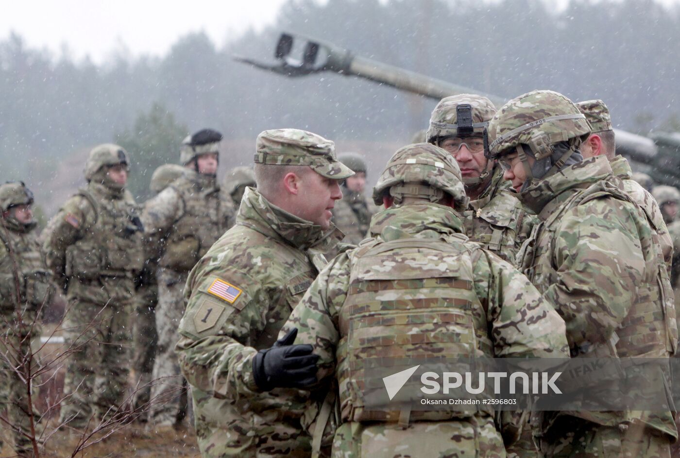 NATO's Operation Summer Shield drill at Adazi military camp in Latvia