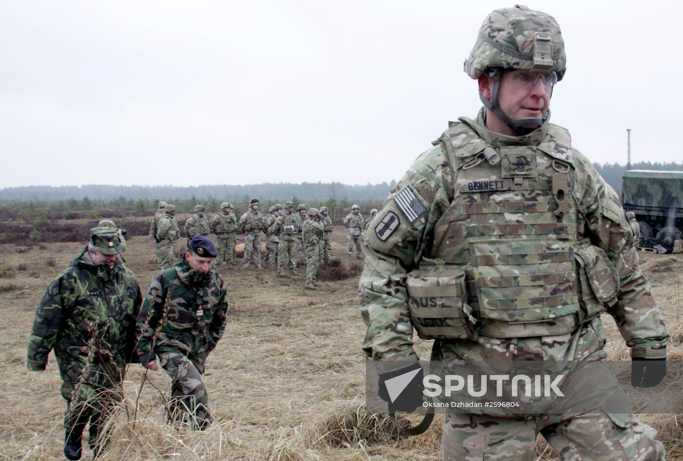 NATO's Operation Summer Shield drill at Adazi military camp in Latvia